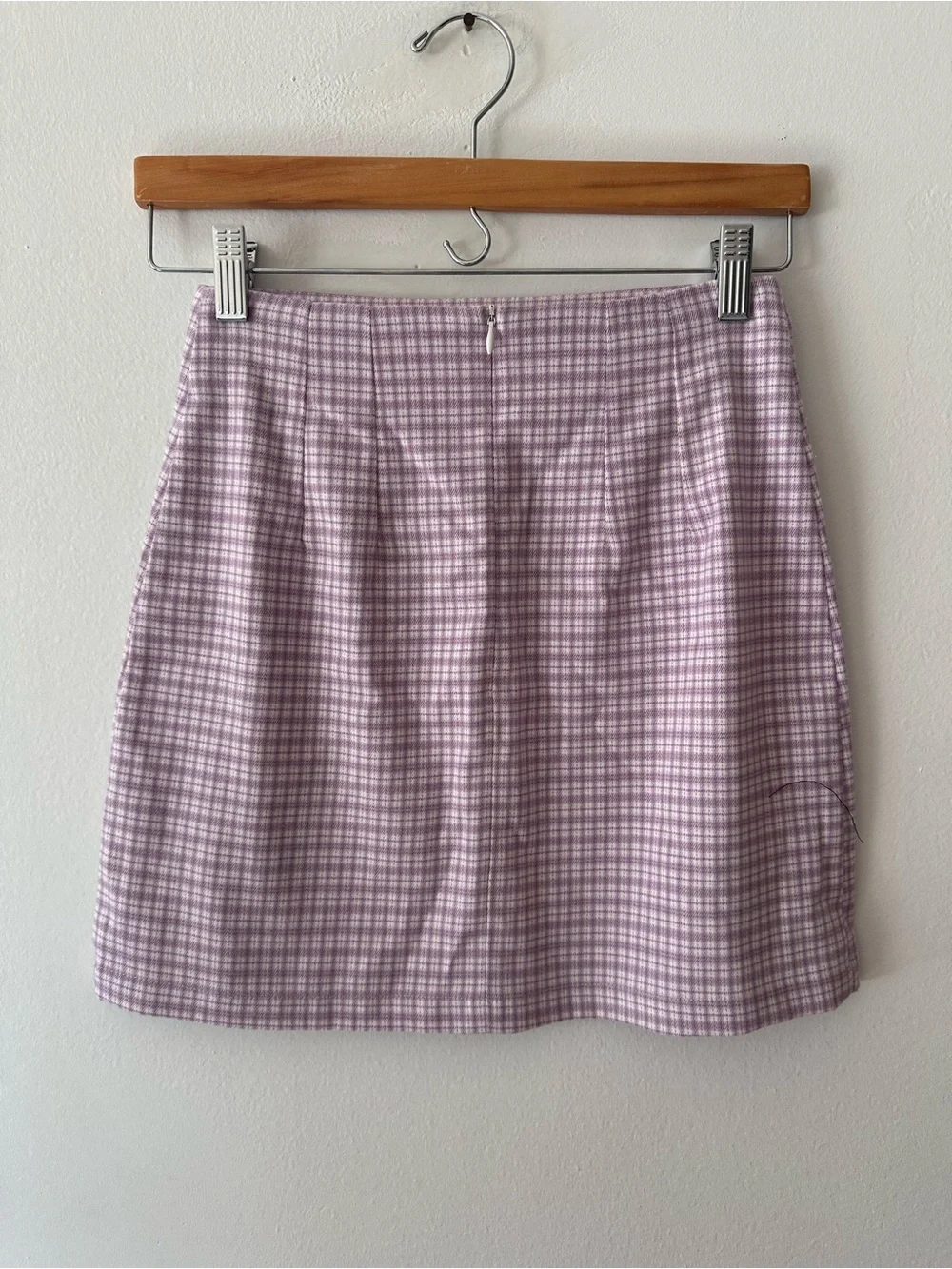 Brandy Melville Skirt Bundle pink/purple/ blue plaid mini cotton one size